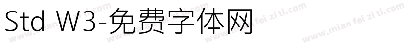 Std W3字体转换